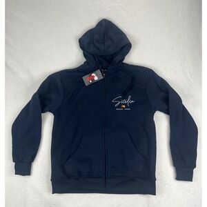 Sicilia Italia Full Zip Hoodie‎ Mens XL Sweatshirt Italy Flag (fits like large)